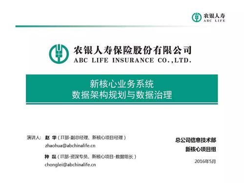 新核心業(yè)務系統(tǒng)數(shù)據(jù)架構規(guī)劃與數(shù)據(jù)治理——以在線數(shù)據(jù)處理與交易處理業(yè)務為中心